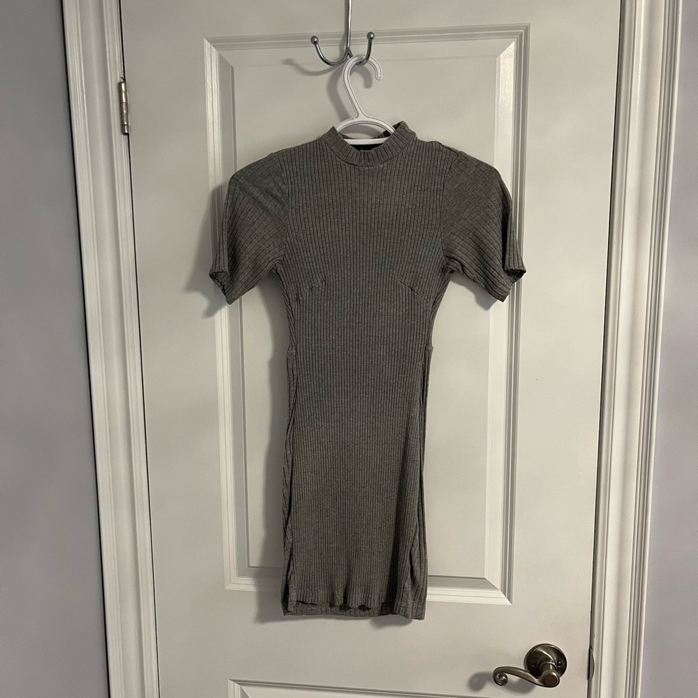 Revamped mini, knit, bodycon dress